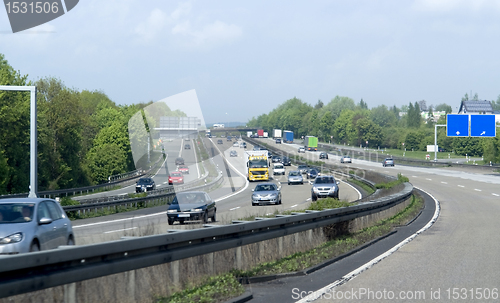 Image of highway scenery in Southern Germany