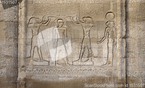 Image of stone relief at the Esana Temple