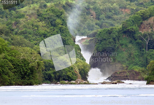 Image of River Nile with Murchison Falls