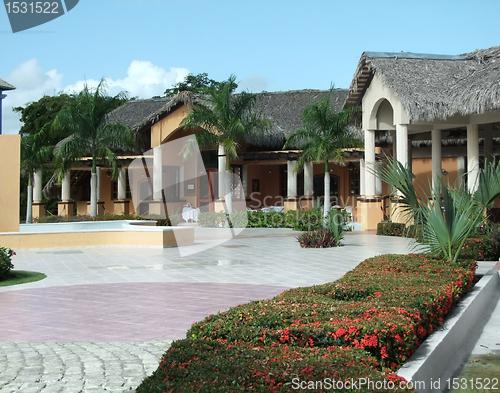 Image of carribean touristic resort