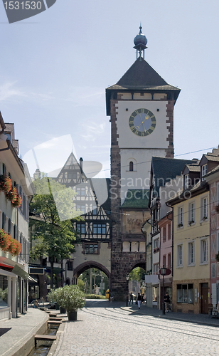 Image of Freiburg im Breisgau in sunny ambiance