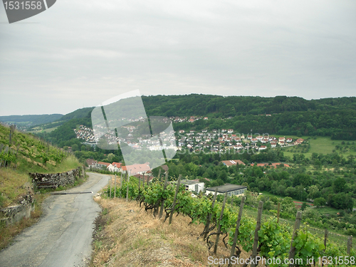 Image of Kochertal in cloudy ambiance