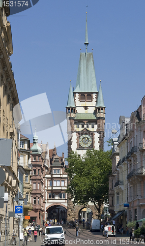 Image of Freiburg im Breisgau at summer time