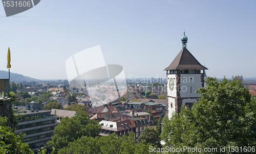 Image of Freiburg im Breisgau in sunny ambiance