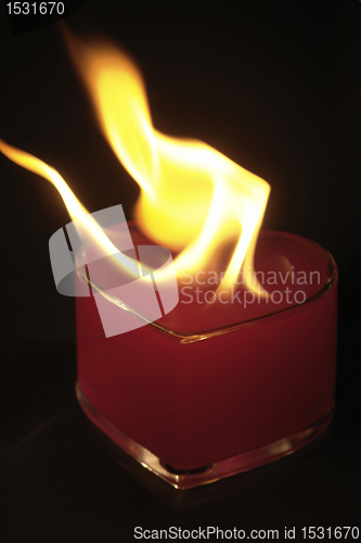 Image of burning heart