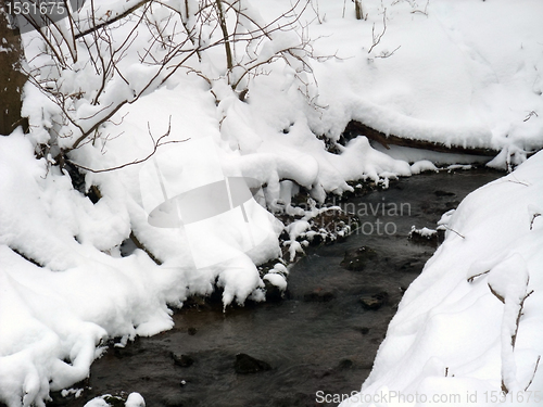 Image of winter stream