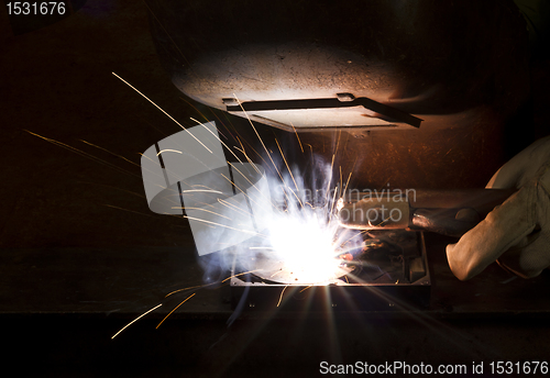 Image of welding scenery