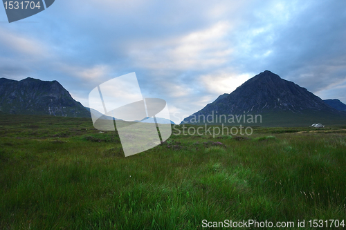Image of Rannoch Moor at evening time