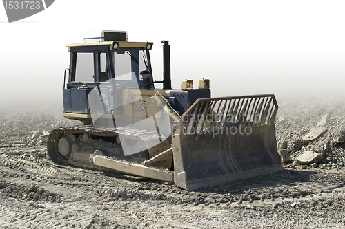 Image of crawler in a stone pit