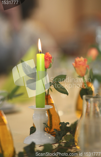 Image of festive candle light