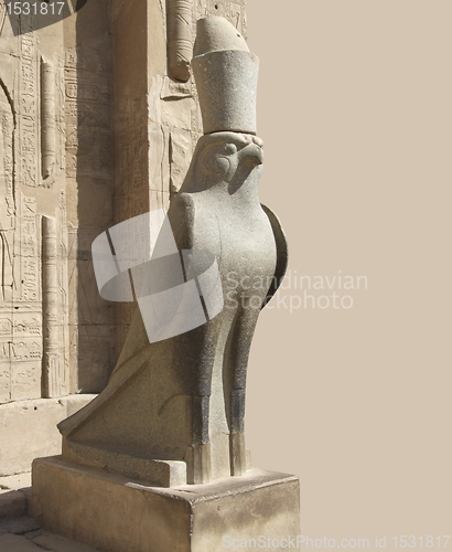 Image of statue around Edfu Temple of Horus