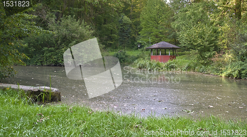 Image of small pond in the Liliental