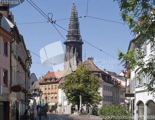 Image of Freiburg im Breisgau street scenery