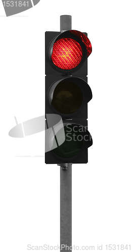 Image of red traffic light