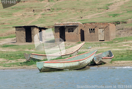 Image of boats at the Kazinga Channel