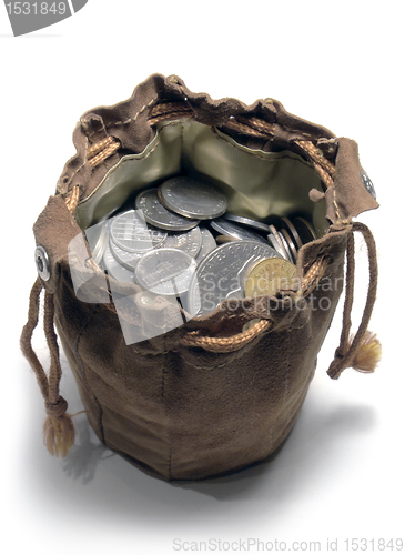 Image of leather moneybag