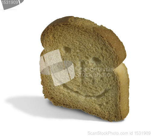 Image of smiling rusk