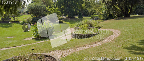 Image of sunny park in Germany