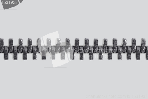 Image of long zipper