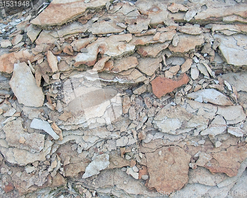 Image of broken stone back