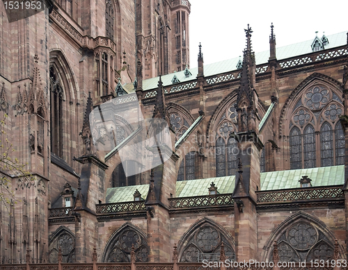 Image of cathedral in Strasbourg detail