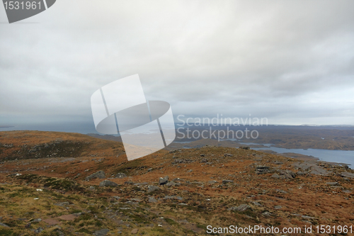 Image of great colorful landscape near Stac Pollaidh