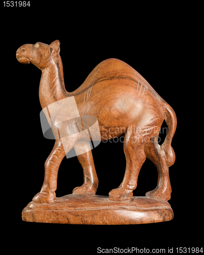 Image of wooden dromedary