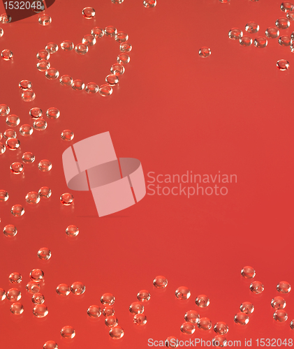 Image of red love background