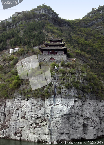 Image of fortified building at Yangtze River