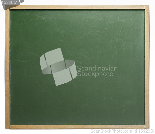 Image of old used blackboard