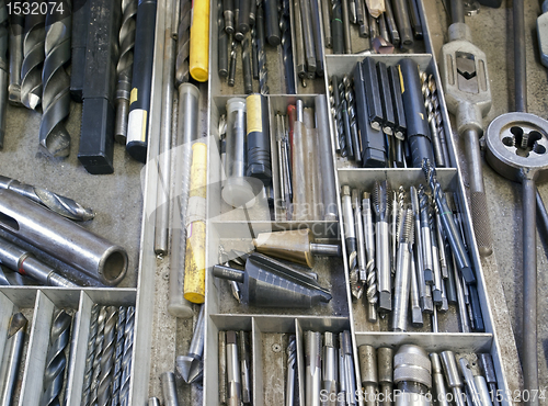 Image of drawer and tools