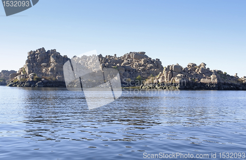 Image of landscape near Philae in Egypt