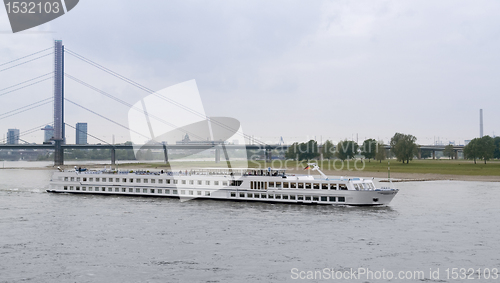 Image of River Rhine scenery in D