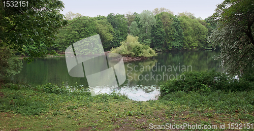 Image of idyllic lake in D