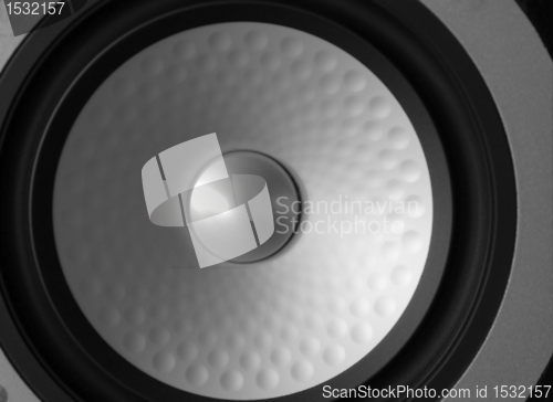 Image of modern speaker detail