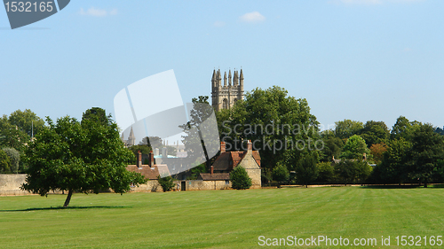 Image of park near Merton College