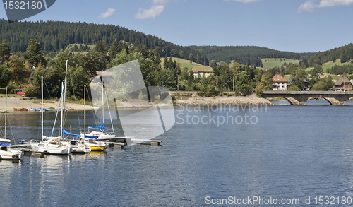 Image of Schluchsee in sunny ambiance