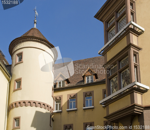 Image of Wertheim architectural detail at summer time