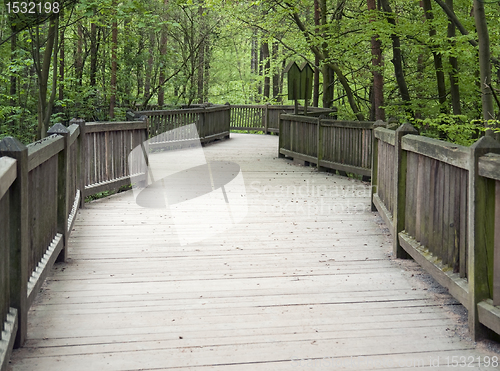 Image of wooden bridge