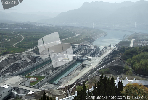 Image of Three Gorges Dam at Yangtze River