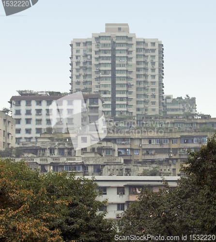 Image of apartment buildings in Chongqing