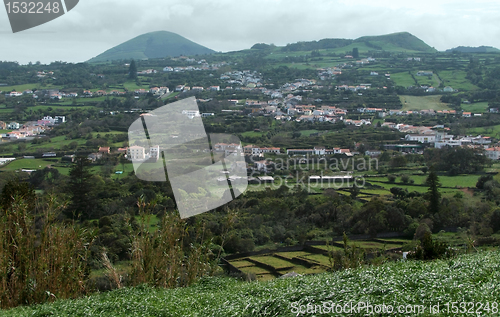 Image of cloudy scenery at the Azores