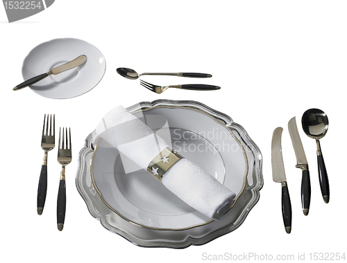 Image of festive place setting