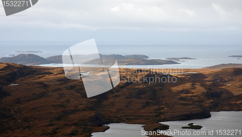 Image of coastal landscape near Stac Pollaidh