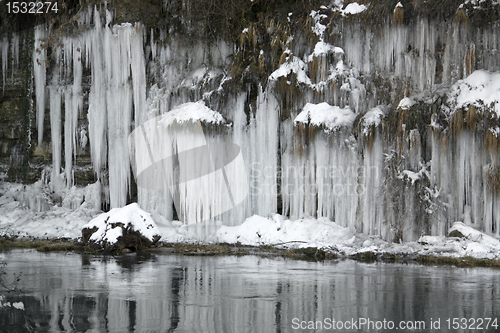 Image of lots of icicles