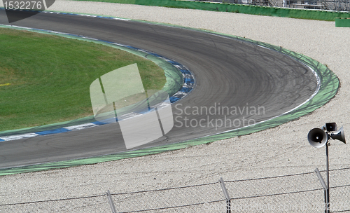 Image of racetrack curve