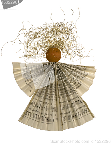 Image of folded paper angel