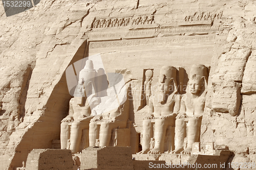 Image of Abu Simbel temples in Egypt