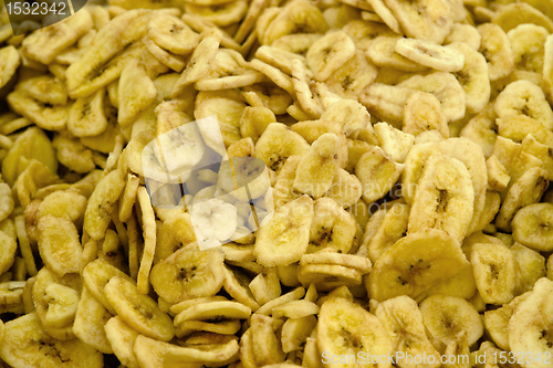 Image of dried banana background