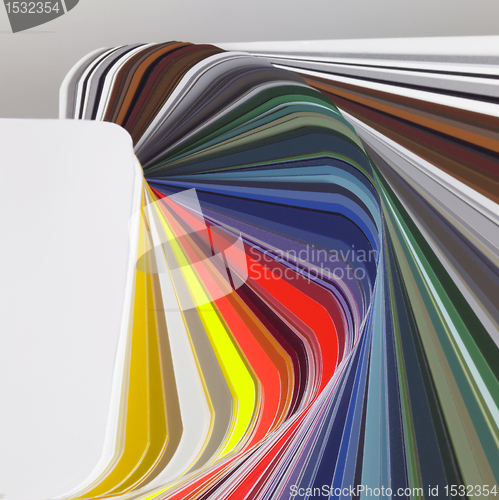 Image of abstract color chart